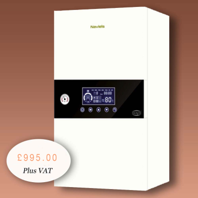 Daxom 12kW electric boiler with control panel for P1, P2 and P3 heating output settings